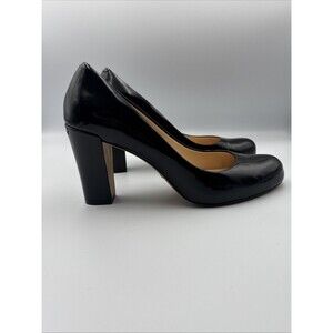 Cole Haan NikeAir Black Patent Leather Pumps Heels Women's Size 9B Comfort Shoes